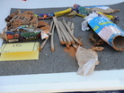 A collection of fireworks that the U.S. Justice Department says were found inside a backpack that belonged to Boston Marathon bombing suspect Dzhokhar Tsarnaev. A collection of fireworks that the U.S. Justice Department says were found inside a backpack that belonged to Boston Marathon bombing suspect Dzhokhar Tsarnaev.