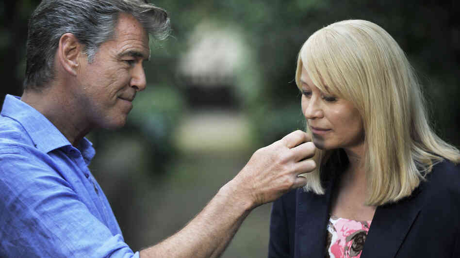 Spoiler alert: These two initially incompatible people (played by Pierce Brosnan and Trine Dyrholm) will eventually fall for each other in Love Is All You Need, a romantic comedy that isn't either, and whose titular premise we regret to report is not always true. Spoiler alert: These two initially incompatible people (played by Pierce Brosnan and Trine Dyrholm) will eventually fall for each other in Love Is All You Need, a romantic comedy that isn't either, and whose titular premise we regret to report is not always true.