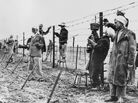 Setting up a barbed wire fence between Algeria and France in 1957, the year before Camus published Algerian Chronicles. Setting up a barbed wire fence between Algeria and France in 1957, the year before Camus published Algerian Chronicles.