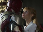 In Iron Man 3, Robert Downey Jr. reprises his role as Tony Stark (aka Iron Man), and Gwyneth Paltrow reprises hers as his girlfriend, Pepper Potts. In Iron Man 3, Robert Downey Jr. reprises his role as Tony Stark (aka Iron Man), and Gwyneth Paltrow reprises hers as his girlfriend, Pepper Potts.