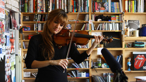 Nicola Benedetti performs a Tiny Desk Concert in February 2013.