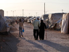There are more than 100,000 Syrian refugees at the Zaatari refugee camp in Mafraq, Jordan, near the Syrian border. There are more than 100,000 Syrian refugees at the Zaatari refugee camp in Mafraq, Jordan, near the Syrian border.