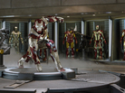 Window Dressing: Tony Stark's ongoing Iron Man research involves more than one suit of self-assembling armor. Window Dressing: Tony Stark's ongoing Iron Man research involves more than one suit of self-assembling armor.