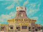 The Dutch Haven restaurant and gift shop in Ronks, Pa. Color postcard, circa 1955.
