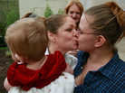 An Iowa couple and their daughter after a wedding ceremony on the first day same-sex marriage was legal in the state, in April 2009. An Iowa couple and their daughter after a wedding ceremony on the first day same-sex marriage was legal in the state, in April 2009.