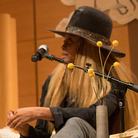 Erykah Badu answers questions on stage during the Red Bull Music Academy, a series of lectures and performances in New York City. Erykah Badu answers questions on stage during the Red Bull Music Academy, a series of lectures and performances in New York City.