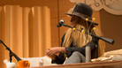 Erykah Badu answers questions on stage during the Red Bull Music Academy, a series of lectures and performances in New York City. Erykah Badu answers questions on stage during the Red Bull Music Academy, a series of lectures and performances in New York City.