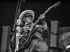 Little Freddie King at the New Orleans Jazz & Heritage Festival, 2013, photographed by Skip Bolen. Little Freddie King at the New Orleans Jazz & Heritage Festival, 2013, photographed by Skip Bolen.