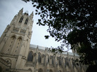 The National Cathedral in Washington, D.C, is one of the world's largest cathedrals, and the seat of the Episcopal Church. The National Cathedral in Washington, D.C, is one of the world's largest cathedrals, and the seat of the Episcopal Church.