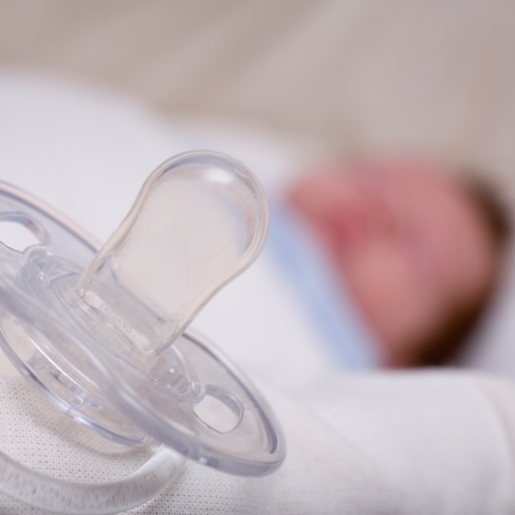 Sucking may be one of the most beneficial ways to clean a baby's dirty pacifier, a study found