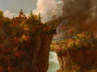 Thomas Cole completed Portage Falls on the Genesee in 1839. Thomas Cole completed Portage Falls on the Genesee in 1839.