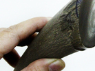 A Vietnamese rhino horn user displays her horn, which was a gift from her well-to-do sister. Last year, rhino horn sold for up to $1,400 an ounce in Vietnam, about the price of gold these days. A Vietnamese rhino horn user displays her horn, which was a gift from her well-to-do sister. Last year, rhino horn sold for up to $1,400 an ounce in Vietnam, about the price of gold these days.
