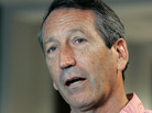 Former South Carolina Gov. Mark Sanford speaks to media after casting his vote on Tuesday. Former South Carolina Gov. Mark Sanford speaks to media after casting his vote on Tuesday.