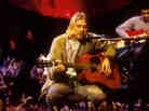 Kurt Cobain of Nirvana during the taping of MTV Unplugged at Sony Studios in New York City in November 1993.