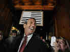 Former South Carolina Gov. Mark Sanford arrives to give his victory speech Tuesday in Mount Pleasant, S.C. Sanford won back his old congressional seat in the state's 1st District in a special election.