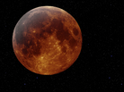 Image of a red moon Image of a red moon