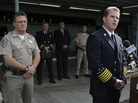 Investigators are trying to determine why the a limousine burst into flames on a San Francisco Bay bridge, trapping and killing five of the nine passengers late Saturday night. Foster City Fire Department Chief Michael Keefe, right, speaks as Redwood City California Highway Patrol Commander Mike Maskarich stands by Monday. Investigators are trying to determine why the a limousine burst into flames on a San Francisco Bay bridge, trapping and killing five of the nine passengers late Saturday night. Foster City Fire Department Chief Michael Keefe, right, speaks as Redwood City California Highway Patrol Commander Mike Maskarich stands by Monday.