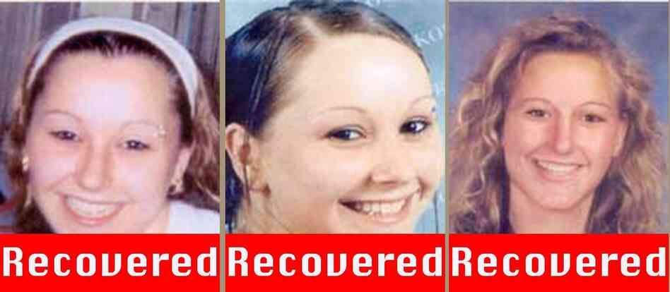 Undated photos provided by the FBI show Amanda Berry (left and center). The photo at right has been aged progressed to show Berry at age 20. Undated photos provided by the FBI show Amanda Berry (left and center). The photo at right has been aged progressed to show Berry at age 20.