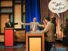 An action shot from the cinecast.