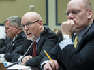 Gregory Hicks testifies Wednesday about the Benghazi attack before the House Committee on Oversight and Government Reform, while Mark Thompson, left, and Eric Nordstrom, listen. Gregory Hicks testifies Wednesday about the Benghazi attack before the House Committee on Oversight and Government Reform, while Mark Thompson, left, and Eric Nordstrom, listen.