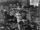 November 1946: New York City by night, seen from the Empire State Building. November 1946: New York City by night, seen from the Empire State Building.