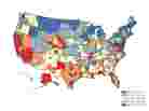 Average hospital charges for a major joint replacement, such as an artificial hip, vary widely, as this map from the federal Centers for Medicare & Medicaid Services shows.