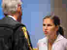 Amanda Knox listens to questions during her trial in Perugia, Italy, on June 12, 2009. Amanda Knox listens to questions during her trial in Perugia, Italy, on June 12, 2009.
