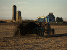 Through the City Land Application of Biosolids Program in Geneva, Ill., the fertilizer supplement is provided to local farmers at no cost. Through the City Land Application of Biosolids Program in Geneva, Ill., the fertilizer supplement is provided to local farmers at no cost.