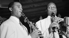 Jimmy Hamilton (left) and Harry Carney were among the reedmen who played clarinet for the Duke Ellington Orchestra. Jimmy Hamilton (left) and Harry Carney were among the reedmen who played clarinet for the Duke Ellington Orchestra.