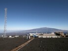 Researchers use the 120-foot tower atop Mauna Loa in Hawaii to collect air samples and measure the amount of carbon dioxide in the atmosphere. Mauna Kea looms in the distance. Researchers use the 120-foot tower atop Mauna Loa in Hawaii to collect air samples and measure the amount of carbon dioxide in the atmosphere. Mauna Kea looms in the distance.