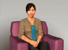 Ellie is a computer simulation designed to engage real people in meaningful conversation and take their measure. The computer system looks for subtle patterns in body language and vocal inflections that might be clues to underlying depression or other emotional distress. Ellie is a computer simulation designed to engage real people in meaningful conversation and take their measure. The computer system looks for subtle patterns in body language and vocal inflections that might be clues to underlying depression or other emotional distress.