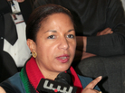 U.S. Ambassador to the United Nations Susan Rice speaks to the media during a visit to Benghazi in 2011. U.S. Ambassador to the United Nations Susan Rice speaks to the media during a visit to Benghazi in 2011.