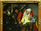 The Procuress, painted by Johannes Vermeer in 1656, hangs in a Dresden, Germany, museum in 2004. While this particular work is not in question, Benjamin Binstock argues that other pieces attributed to the Dutch master are by an apprentice and a member of his household. The Procuress, painted by Johannes Vermeer in 1656, hangs in a Dresden, Germany, museum in 2004. While this particular work is not in question, Benjamin Binstock argues that other pieces attributed to the Dutch master are by an apprentice and a member of his household.
