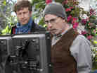 Chris O'Dowd (left) stars in Family Tree, a new HBO show from Christopher Guest (right) and Jim Piddock.