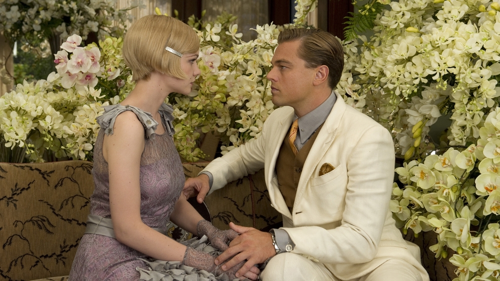Carey Mulligan and Leonardo DiCaprio in Baz Luhrmann's The Great Gatsby.
