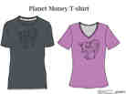 A mockup of the colors of the Planet Money t-shirt.