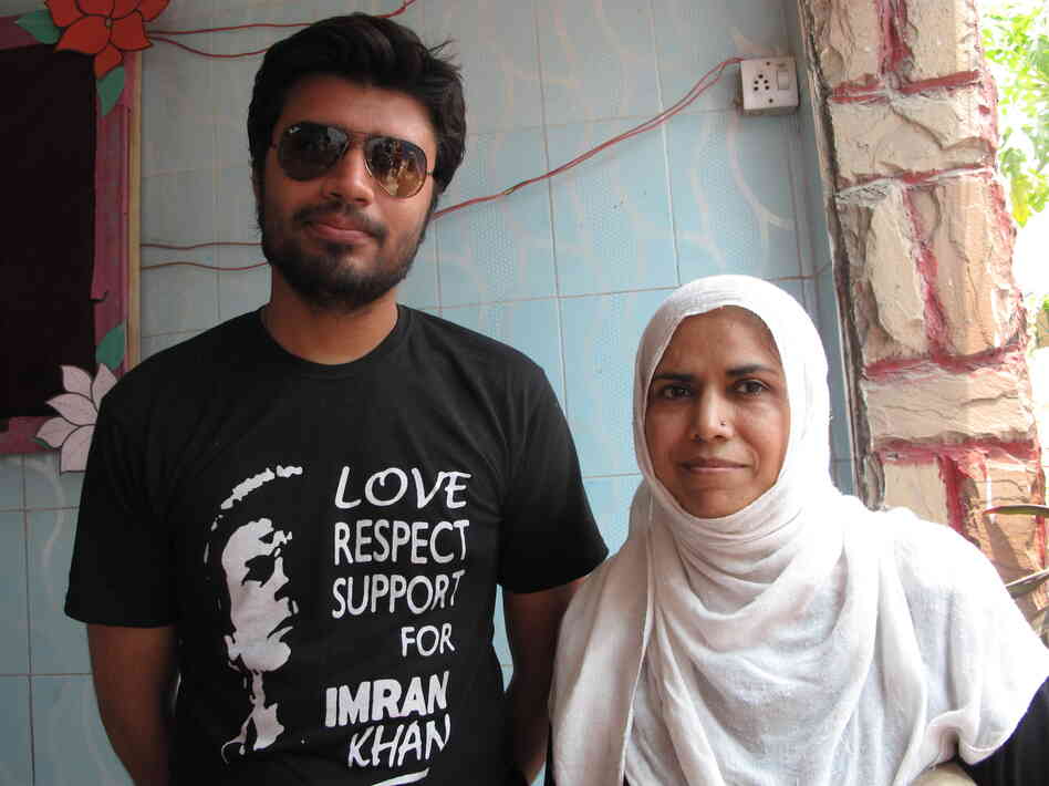 Bilal Ahmed and his mother, Adeeba Kauser, say Pakistan needs change. Bilal Ahmed and his mother, Adeeba Kauser, say Pakistan needs change.