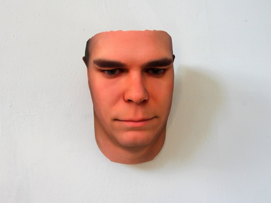 A dropped cigarette butt, a chewed-up piece of gum, a stray hair. Artist Heather Dewey-Hagborg uses DNA she's picked up around New York City to generate 3-D portraits of those who left their trash behind. This rendering of a brown-eyed man of Eastern European descent came out of a cigarette butt Dewey-Hagborg found in Brooklyn, N.Y.