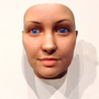 Self portrait by Heather Dewey-Hagborg. Portrait generated from her own DNA.