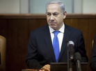Israeli Prime Minister Benjamin Netanyahu heads the weekly Cabinet meeting in his office in Jerusalem on Monday. He's facing criticism for spending $127,000 of public money to outfit an El Al jet with a double bed plus a wall around it so he and his wife could rest well (and privately) on a flight to London last month. Israeli Prime Minister Benjamin Netanyahu heads the weekly Cabinet meeting in his office in Jerusalem on Monday. He's facing criticism for spending $127,000 of public money to outfit an El Al jet with a double bed plus a wall around it so he and his wife could rest well (and privately) on a flight to London last month.