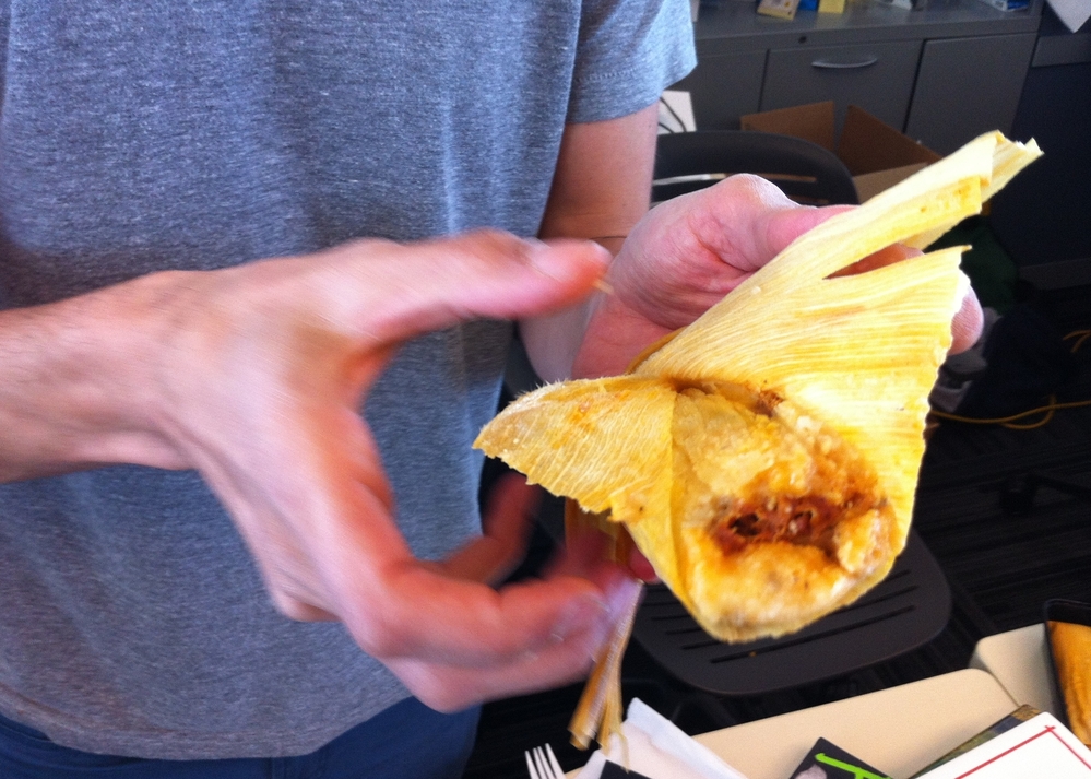 Object larger than it appears (Ian has giant hands).