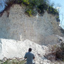 What's left of the Nohmul pyramid after a construction crew virtually destroyed the 2,300-year-old Mayan structure.