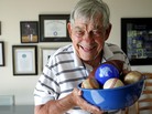 Stan Bronson, 84, has been an honorary batboy for the University of Memphis Tigers since 1958. The university provides his food and medical care. Stan Bronson, 84, has been an honorary batboy for the University of Memphis Tigers since 1958. The university provides his food and medical care.