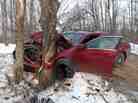A car driven by a 19-year-old man crashed into a tree in Bates Township, Mich., in April. The Iron County Sheriff's Department said investigators believed the driver, who survived the crash, was drunk and speeding. A car driven by a 19-year-old man crashed into a tree in Bates Township, Mich., in April. The Iron County Sheriff's Department said investigators believed the driver, who survived the crash, was drunk and speeding.
