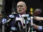 Jack McMahon, the defense attorney for abortion doctor Kermit Gosnell, speaks outside the Philadelphia courthouse after the guilty verdicts Monday. Jack McMahon, the defense attorney for abortion doctor Kermit Gosnell, speaks outside the Philadelphia courthouse after the guilty verdicts Monday.