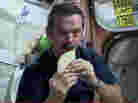 Cmdr. Chris Hadfield demonstrates how to make a sandwich, space station-style. Cmdr. Chris Hadfield demonstrates how to make a sandwich, space station-style.