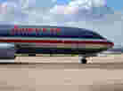 An American Airlines plane at Miami International Airport in February.