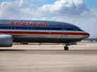 An American Airlines plane at Miami International Airport in February.
