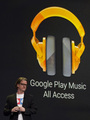 Chris Yerga, engineering director for Android at Google Inc., speaks at the company's I/O Annual Developers Conference in San Francisco on Wednesday.