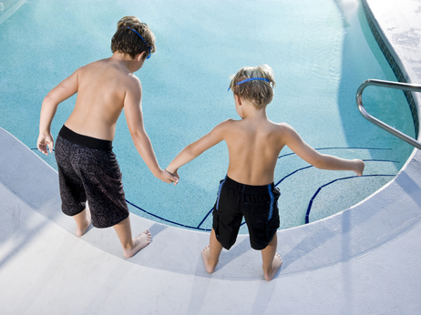 Yes, there's almost certainly poop in the pool. And you know who's to blame.